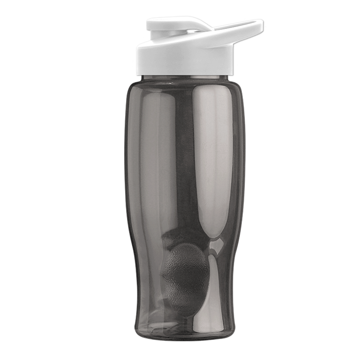 Custom logo Poly+ Bottle with Drink-Thru Lid - 27 oz.