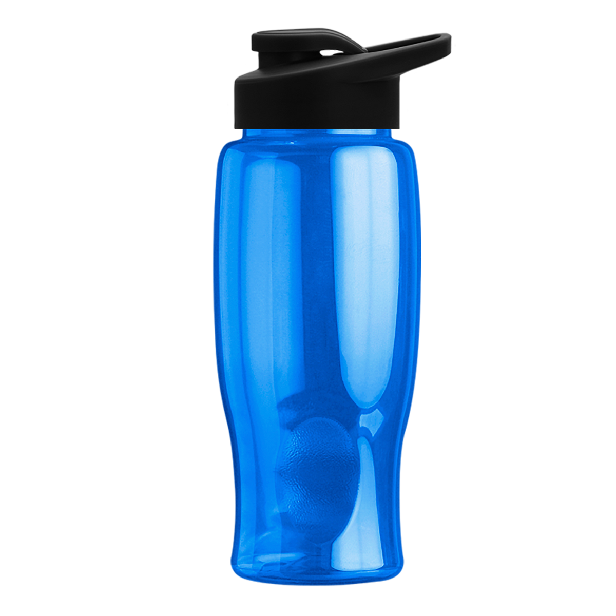 Custom logo Poly+ Bottle with Drink-Thru Lid - 27 oz.