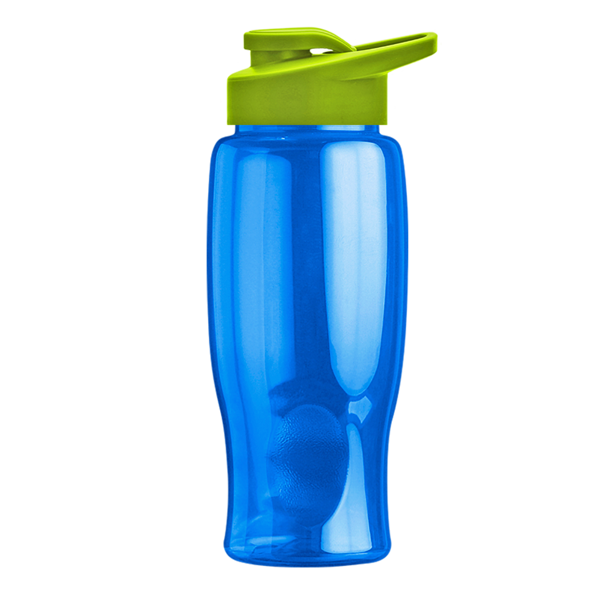 Custom logo Poly+ Bottle with Drink-Thru Lid - 27 oz.