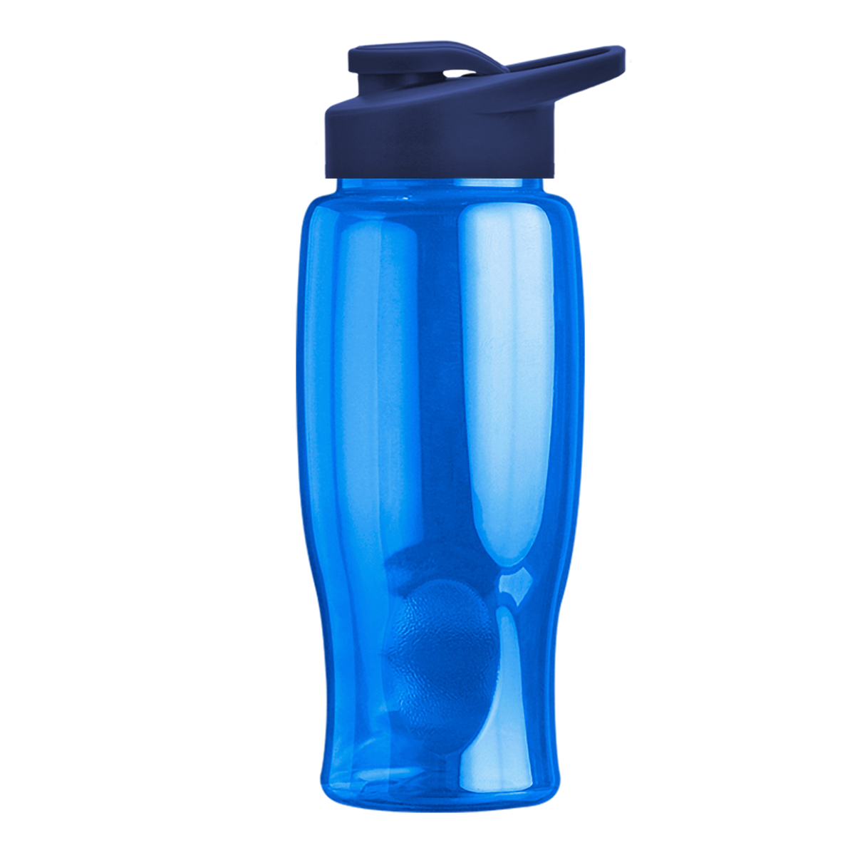 Custom logo Poly+ Bottle with Drink-Thru Lid - 27 oz.
