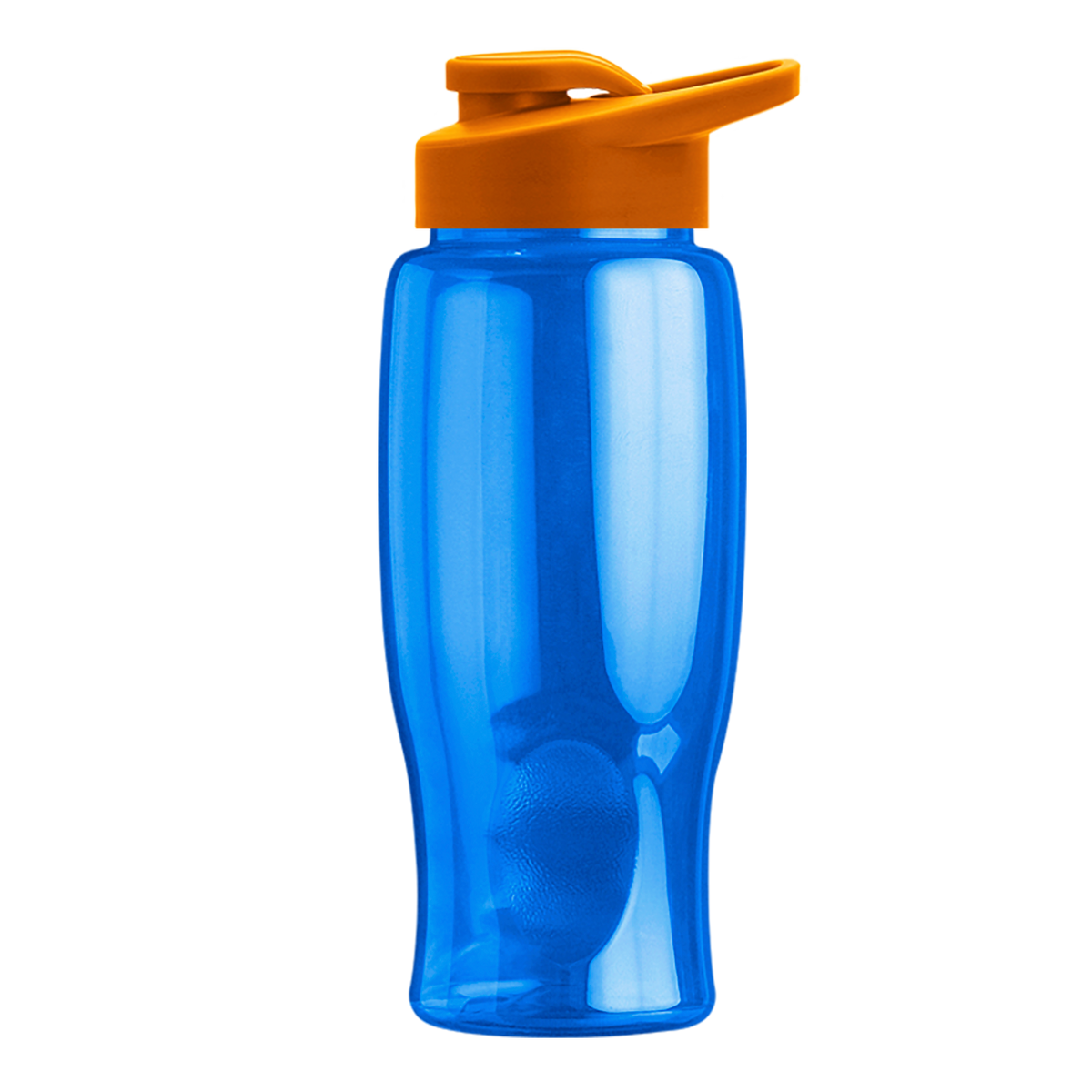 Custom logo Poly+ Bottle with Drink-Thru Lid - 27 oz.