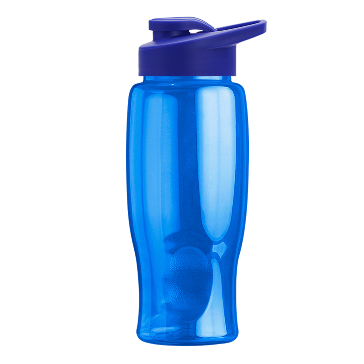 Custom logo Poly+ Bottle with Drink-Thru Lid - 27 oz.