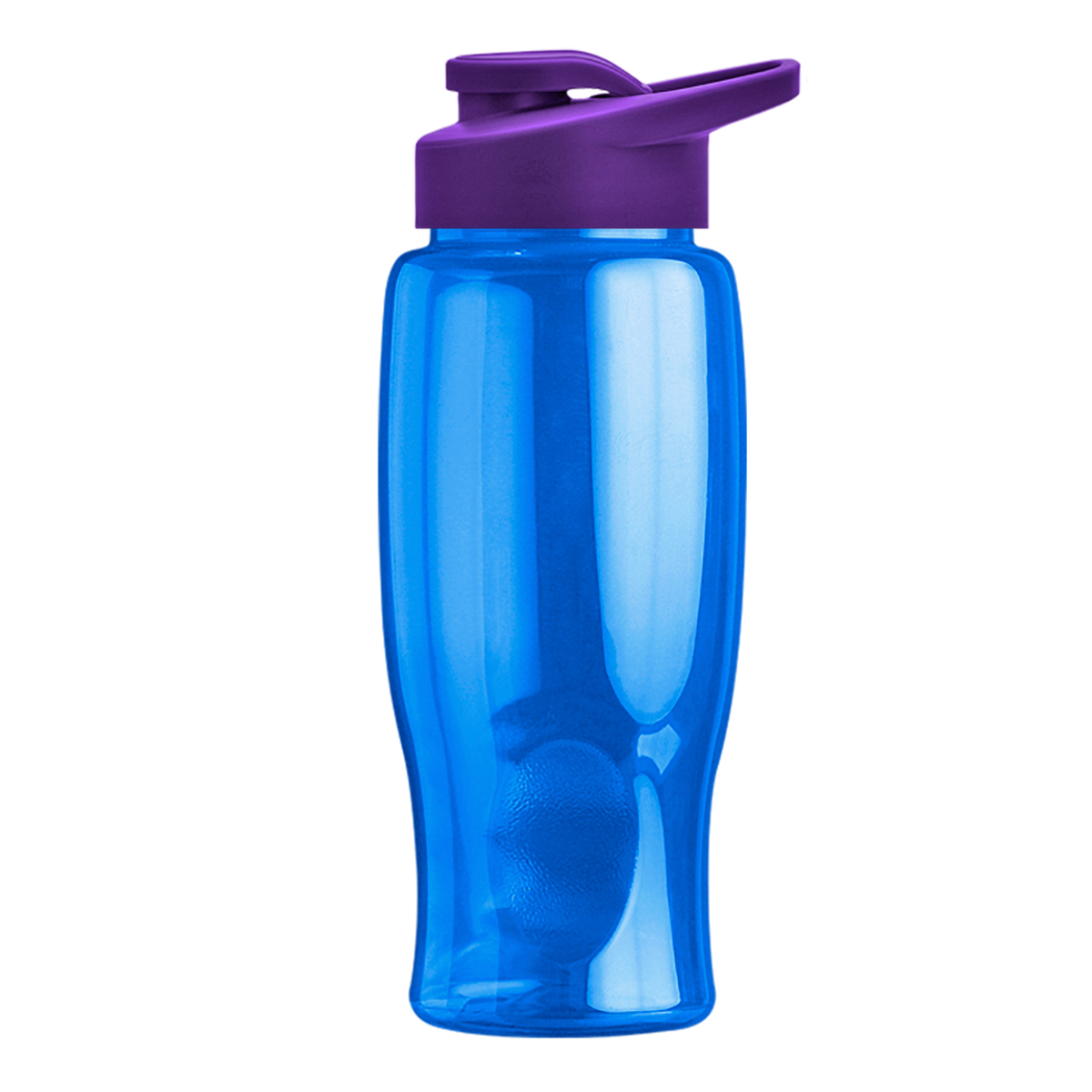 Custom logo Poly+ Bottle with Drink-Thru Lid - 27 oz.