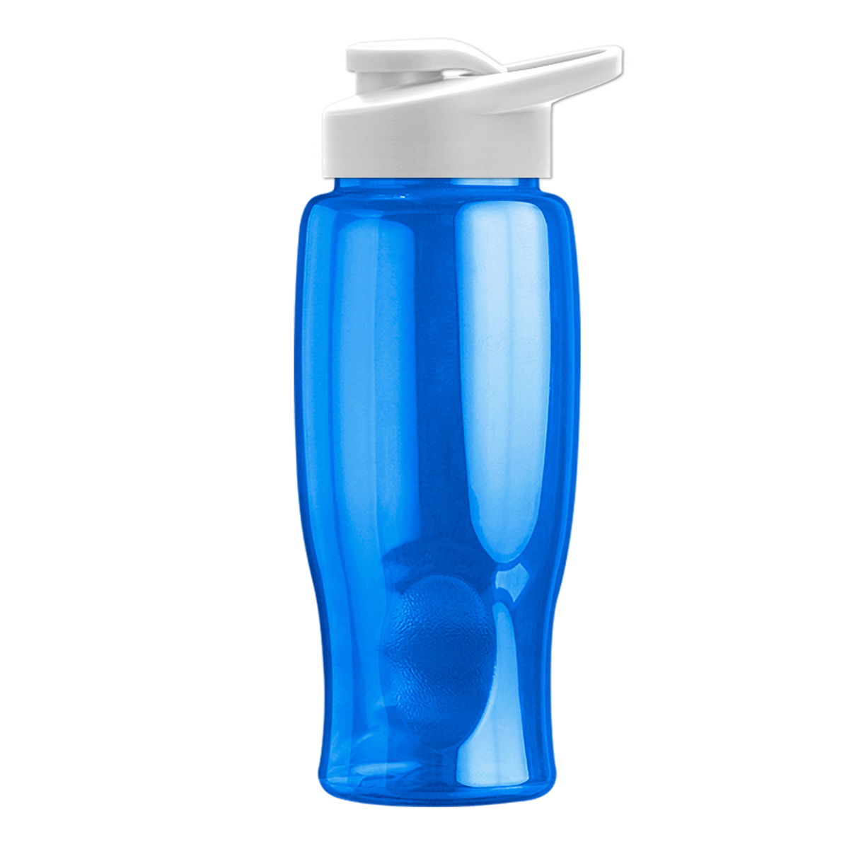 Custom logo Poly+ Bottle with Drink-Thru Lid - 27 oz.