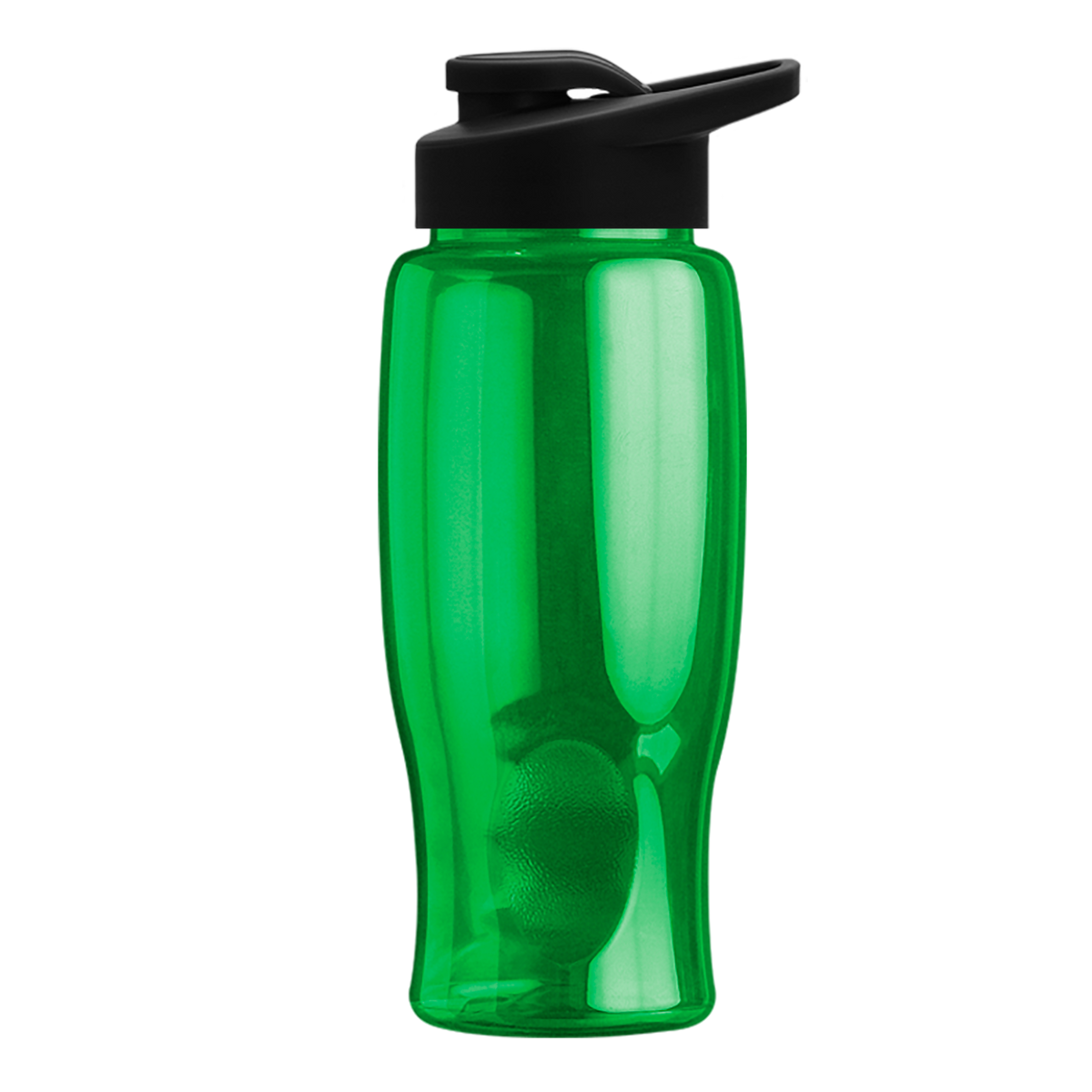 Custom logo Poly+ Bottle with Drink-Thru Lid - 27 oz.