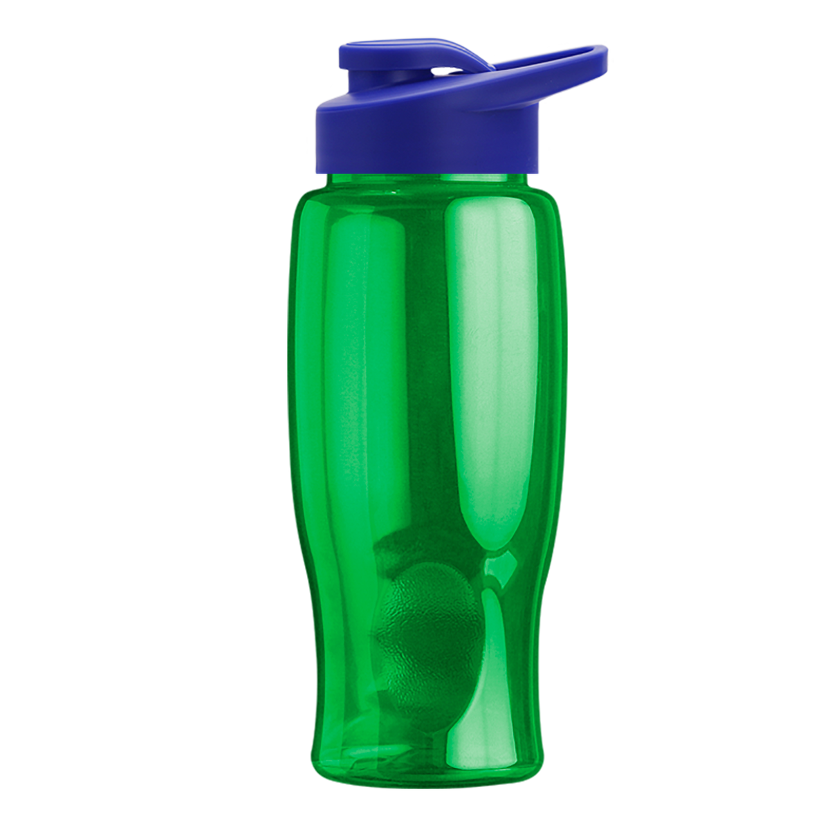 Custom logo Poly+ Bottle with Drink-Thru Lid - 27 oz.