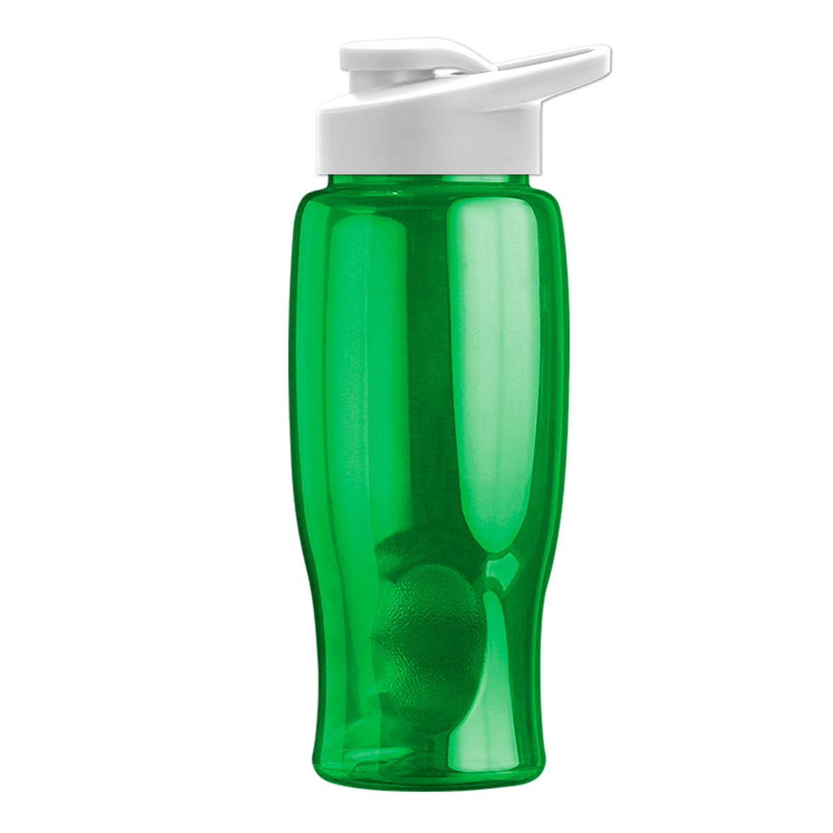Custom logo Poly+ Bottle with Drink-Thru Lid - 27 oz.