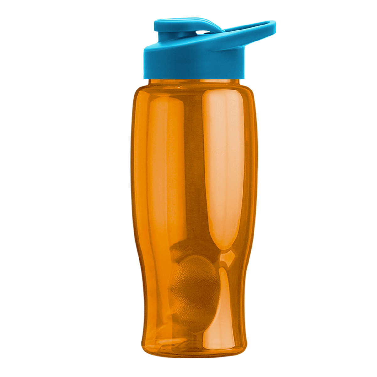 Custom logo Poly+ Bottle with Drink-Thru Lid - 27 oz.