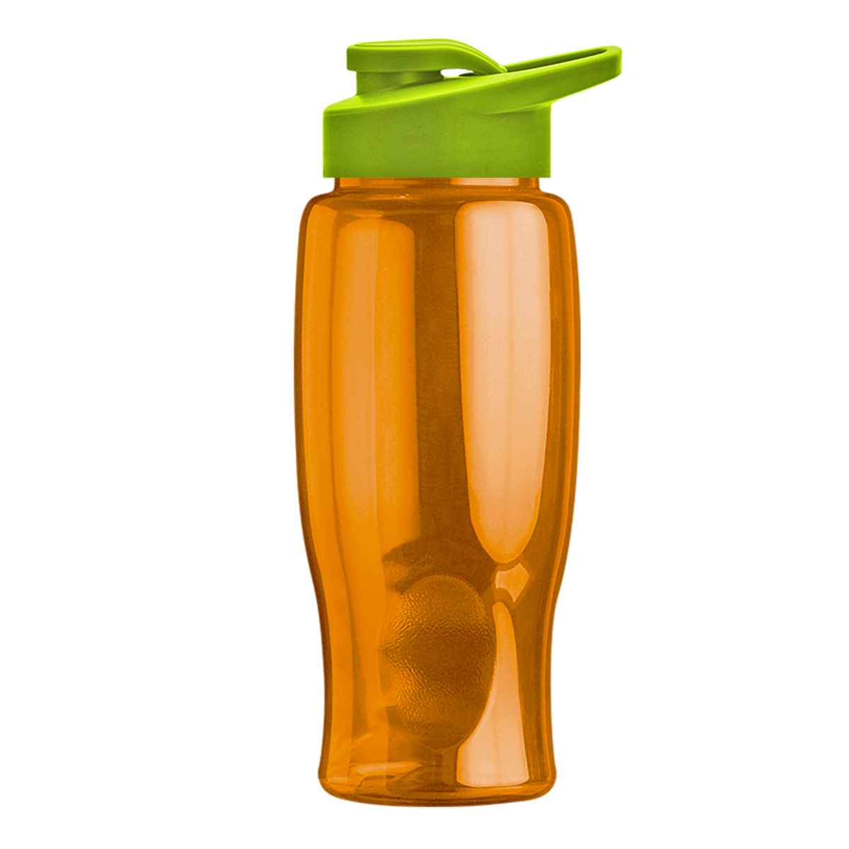 Custom logo Poly+ Bottle with Drink-Thru Lid - 27 oz.