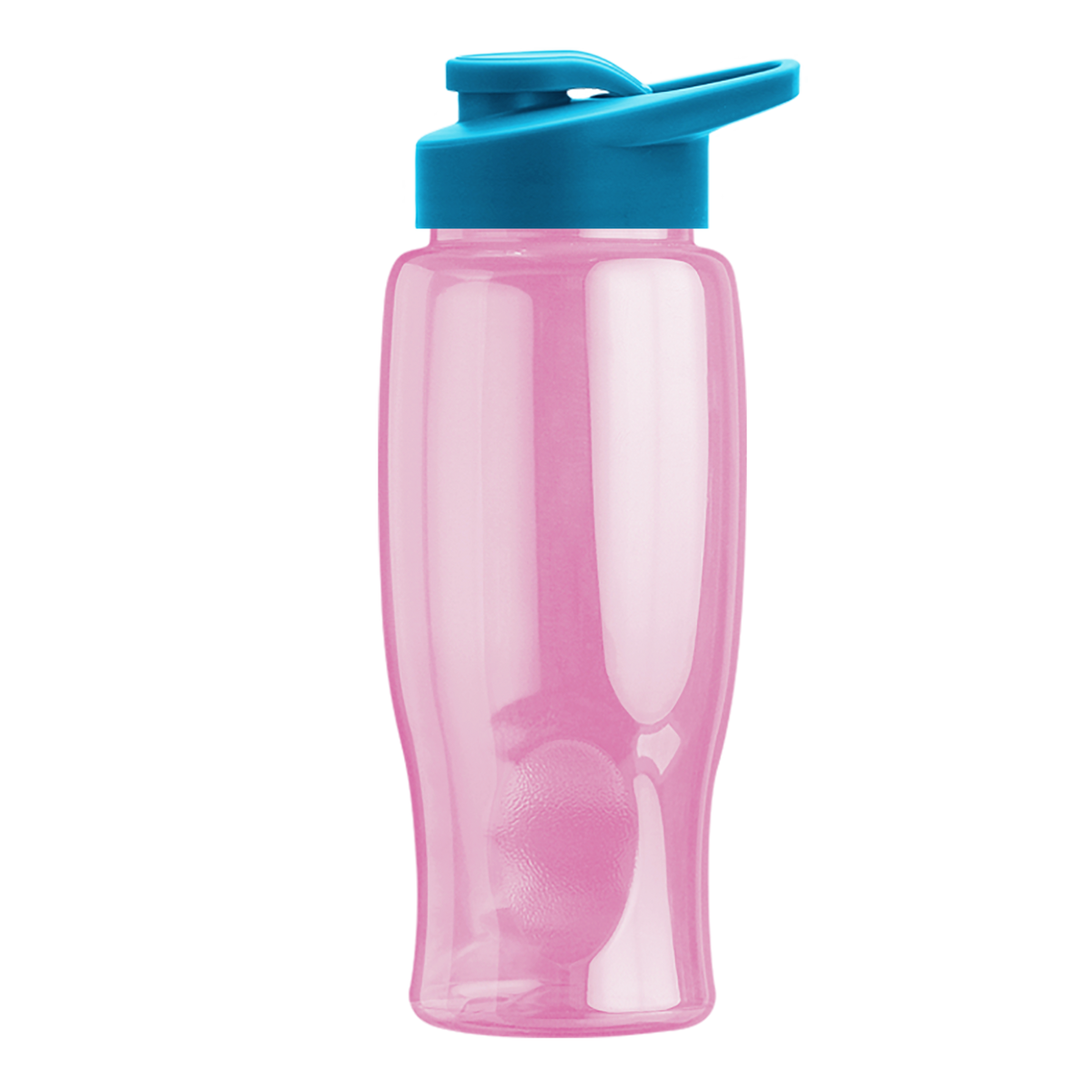 Custom logo Poly+ Bottle with Drink-Thru Lid - 27 oz.