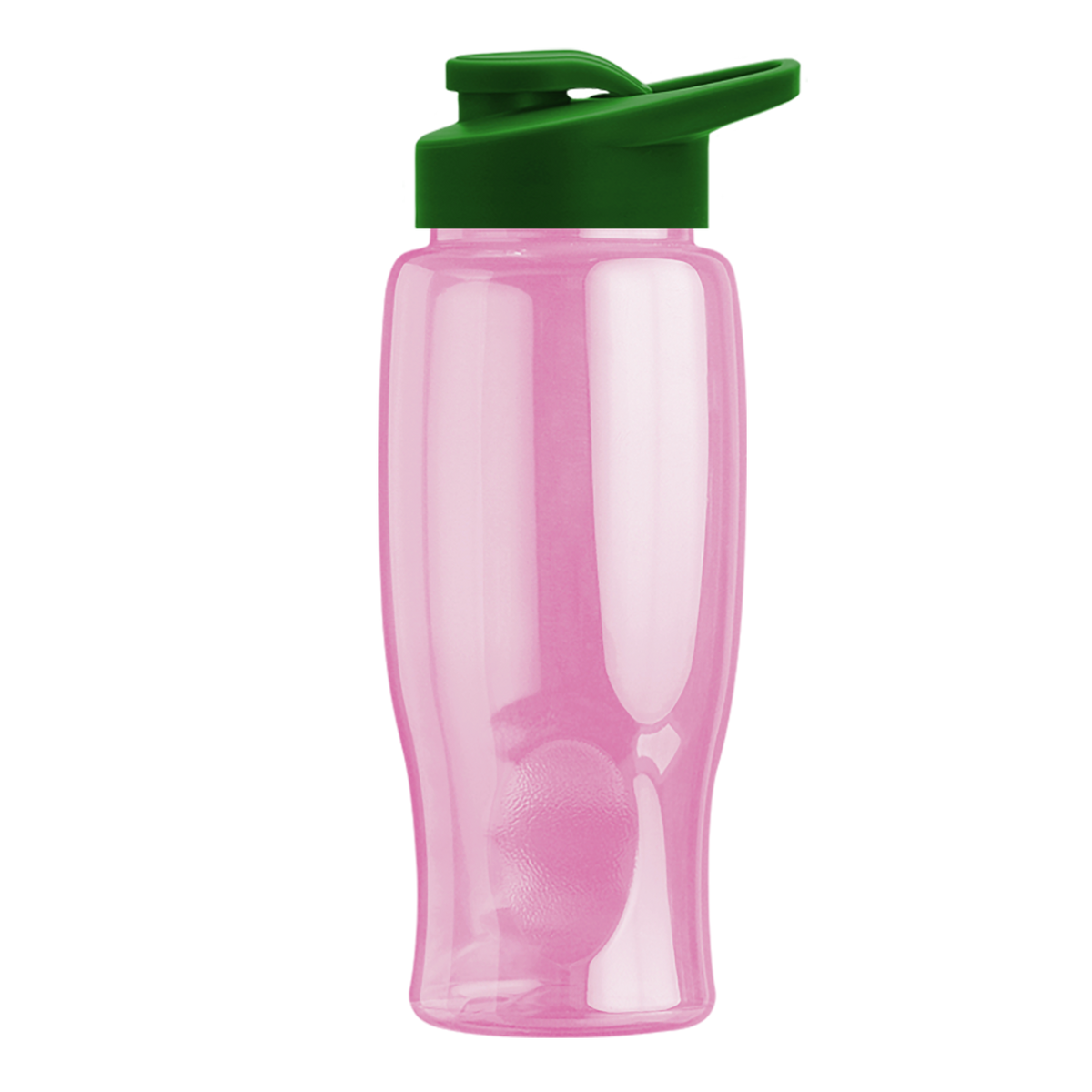 Custom logo Poly+ Bottle with Drink-Thru Lid - 27 oz.
