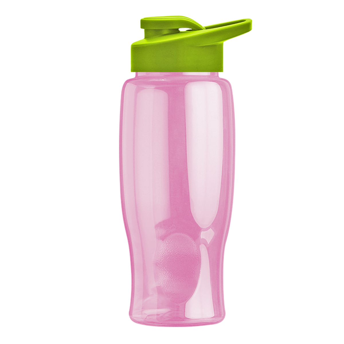 Custom logo Poly+ Bottle with Drink-Thru Lid - 27 oz.