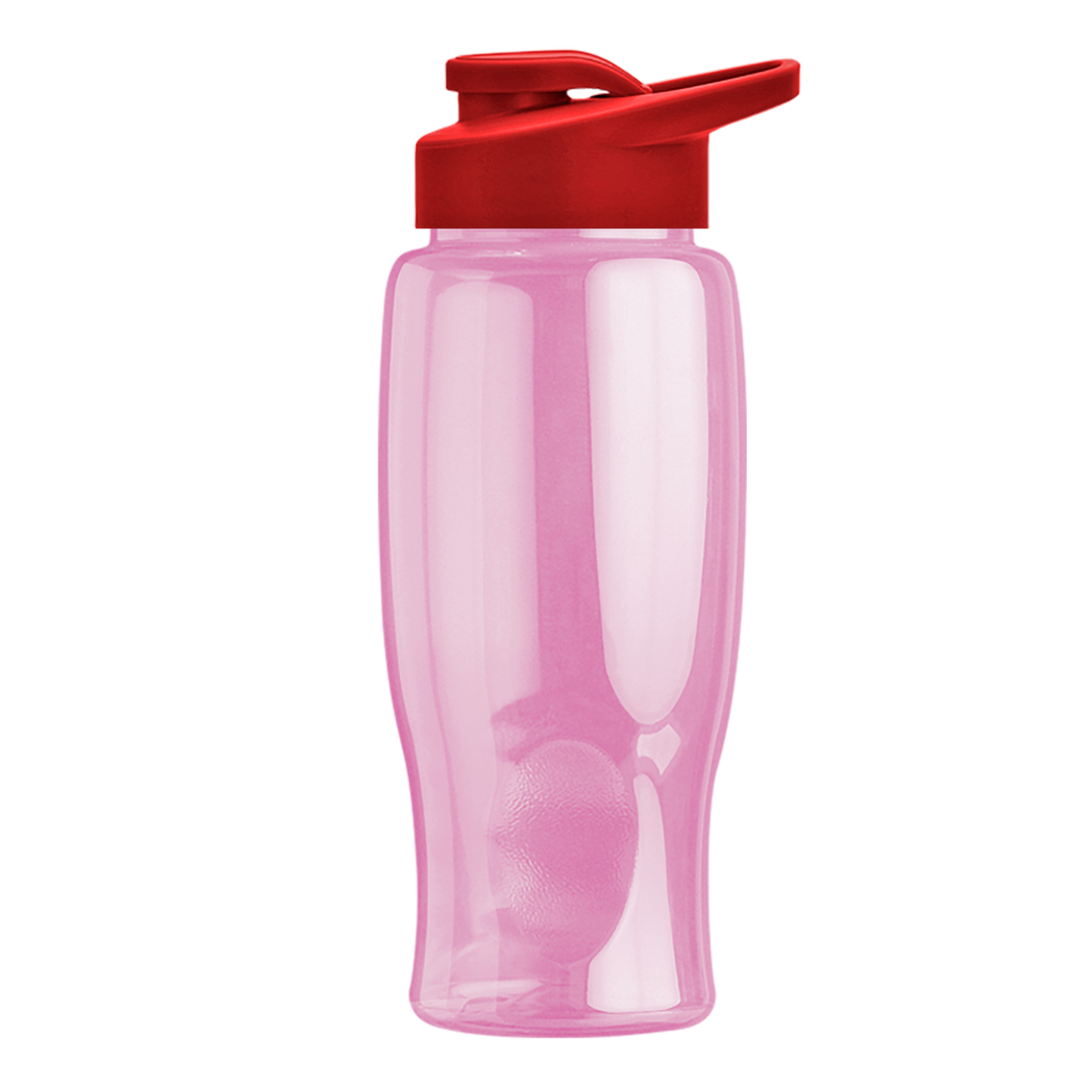 Custom logo Poly+ Bottle with Drink-Thru Lid - 27 oz.
