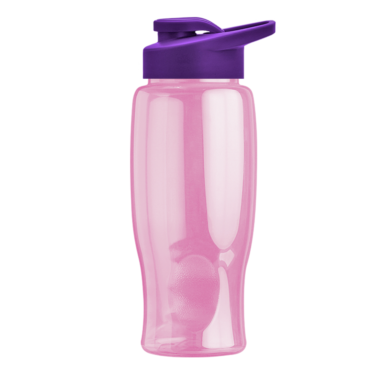 Custom logo Poly+ Bottle with Drink-Thru Lid - 27 oz.