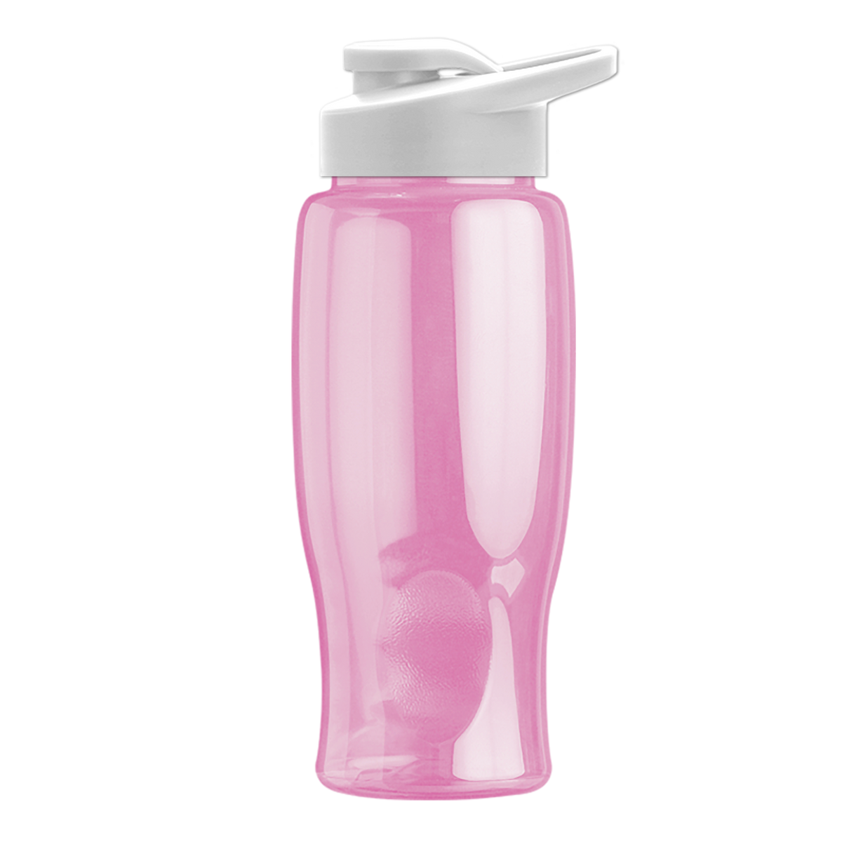 Custom logo Poly+ Bottle with Drink-Thru Lid - 27 oz.