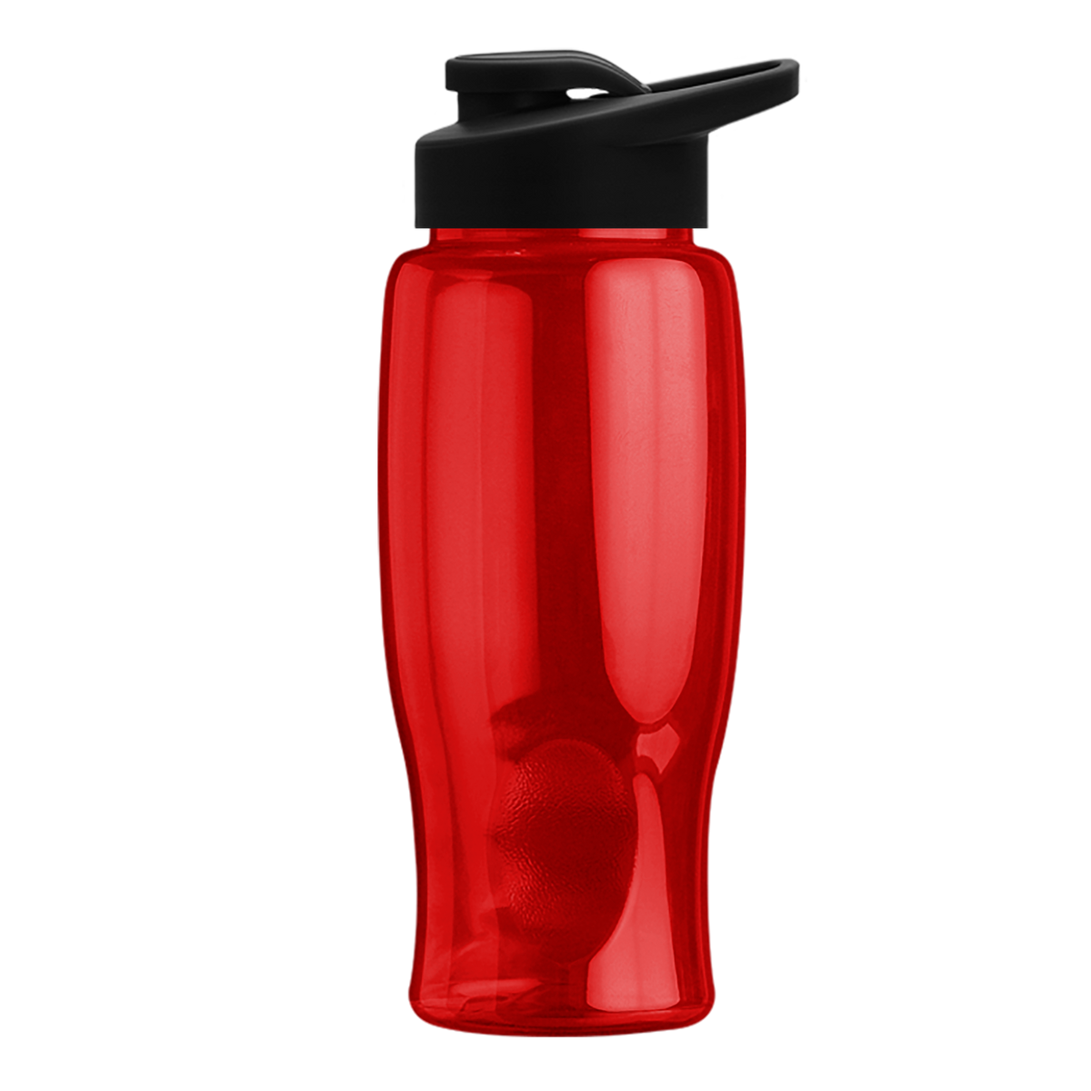 Custom logo Poly+ Bottle with Drink-Thru Lid - 27 oz.