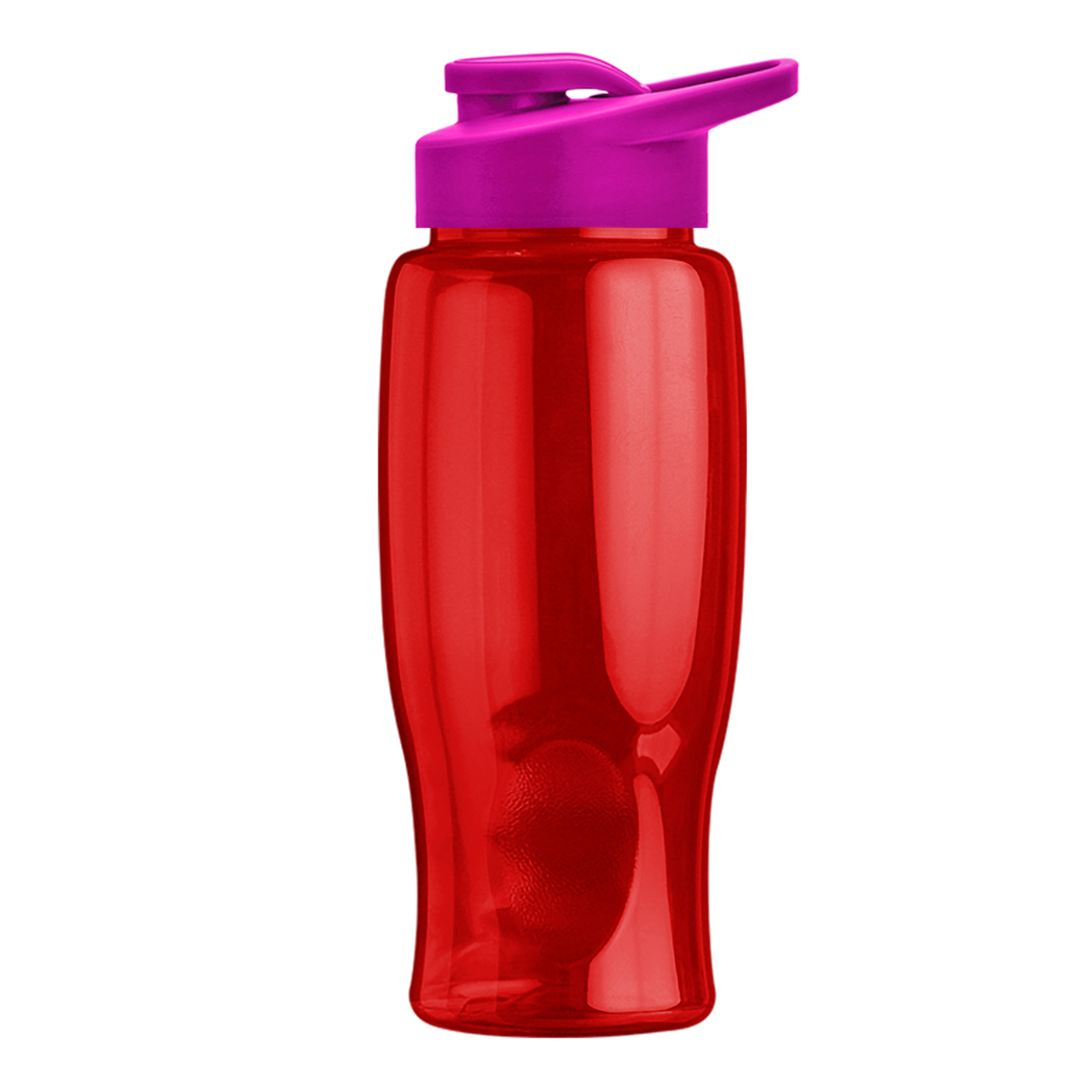 Custom logo Poly+ Bottle with Drink-Thru Lid - 27 oz.