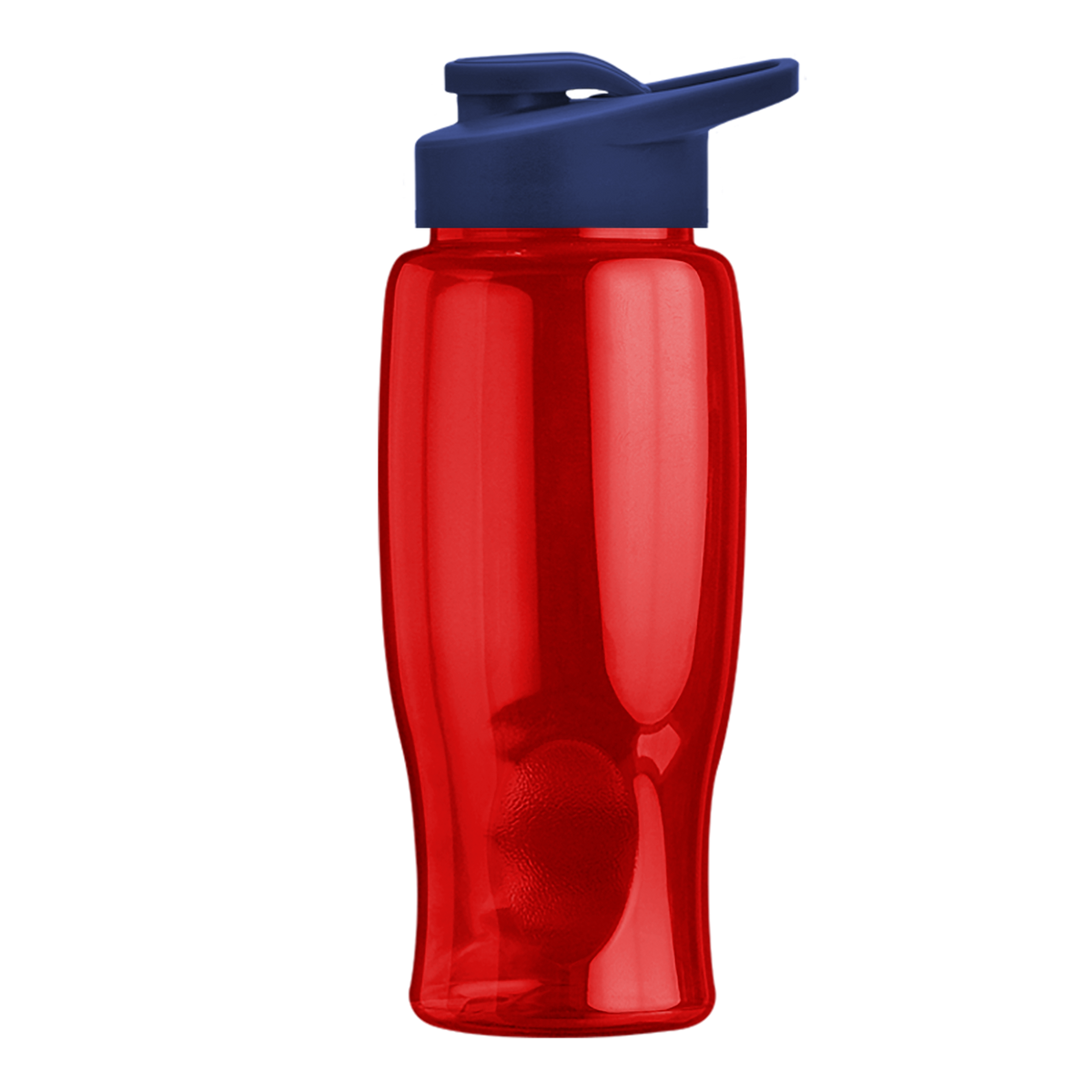Custom logo Poly+ Bottle with Drink-Thru Lid - 27 oz.