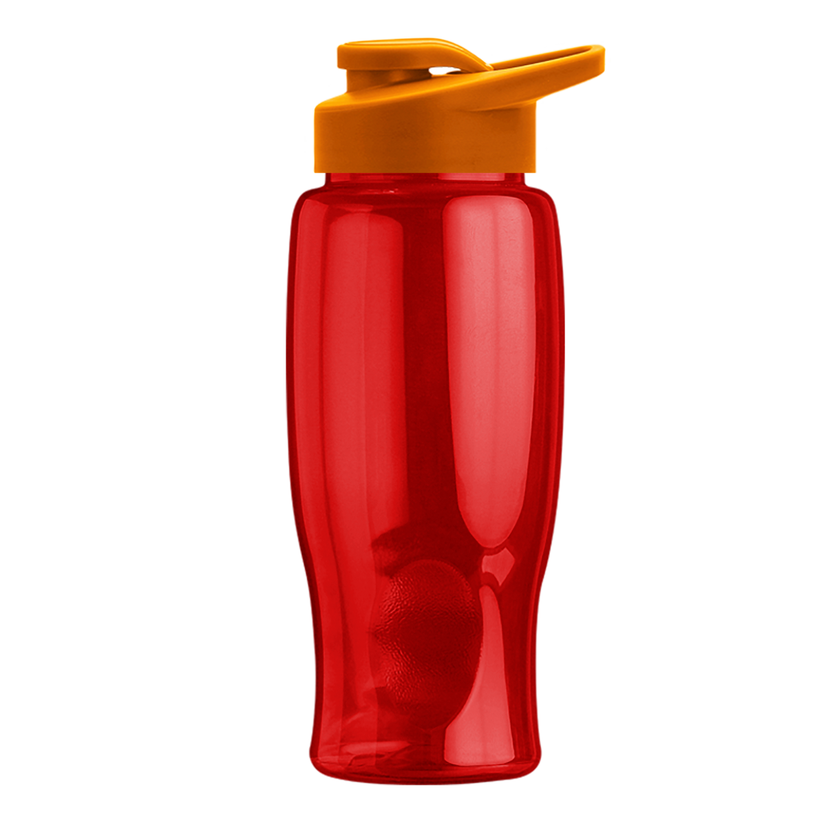 Custom logo Poly+ Bottle with Drink-Thru Lid - 27 oz.