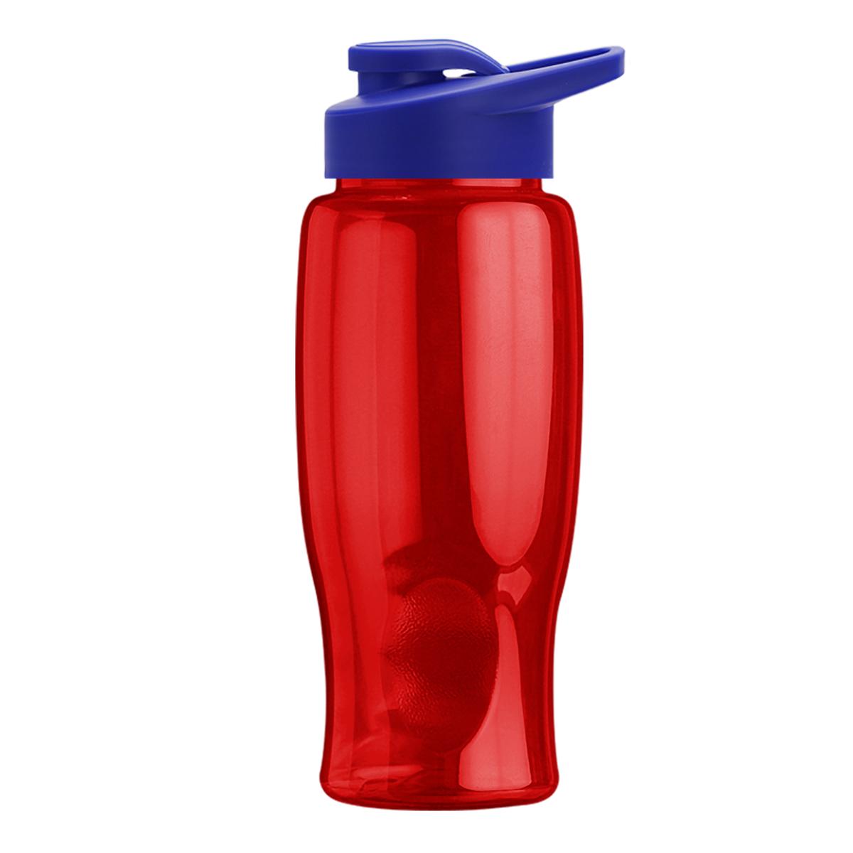 Custom logo Poly+ Bottle with Drink-Thru Lid - 27 oz.