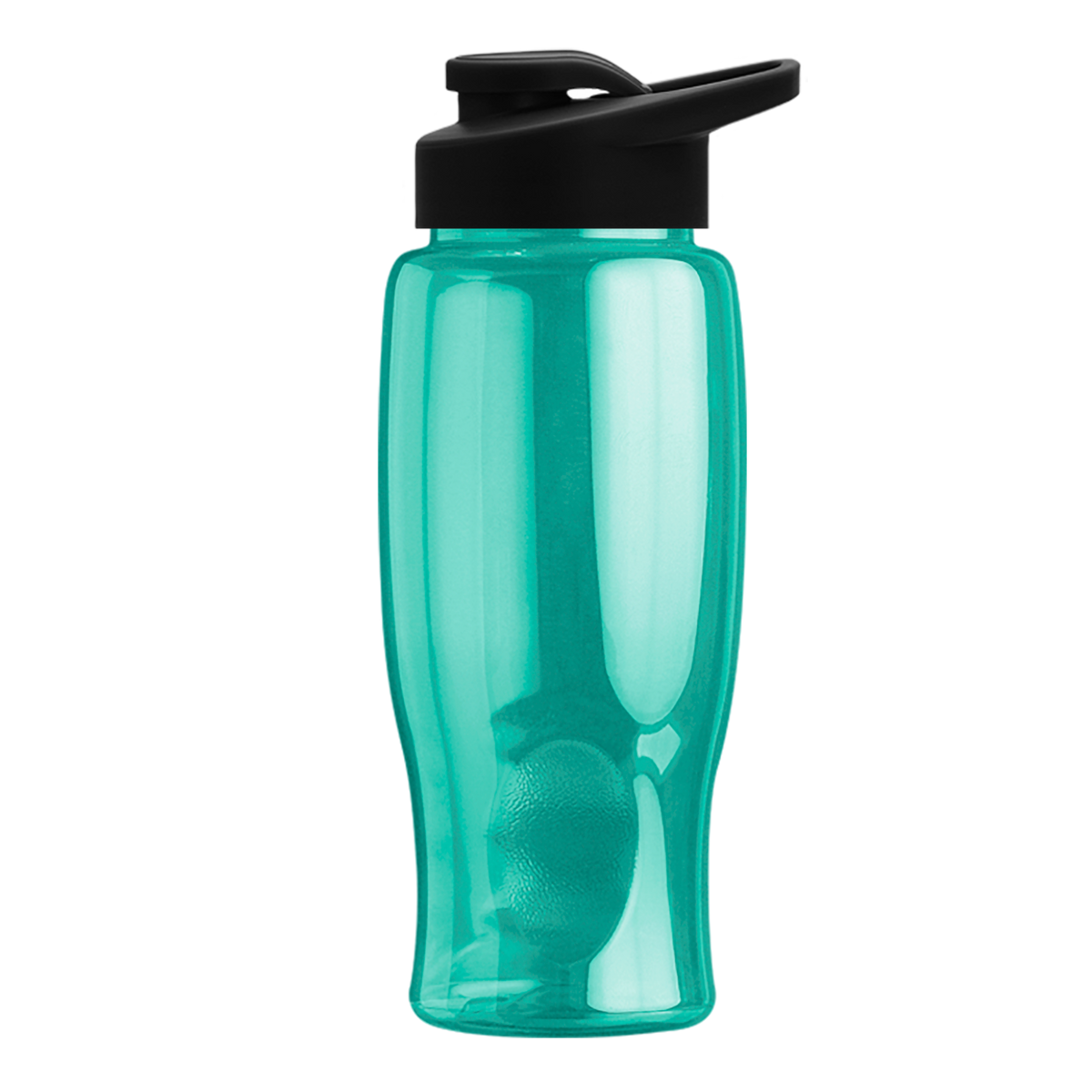 Custom logo Poly+ Bottle with Drink-Thru Lid - 27 oz.