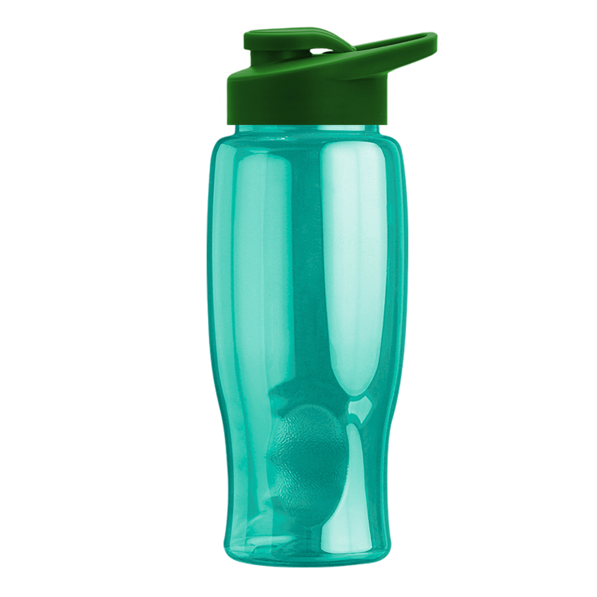 Custom logo Poly+ Bottle with Drink-Thru Lid - 27 oz.