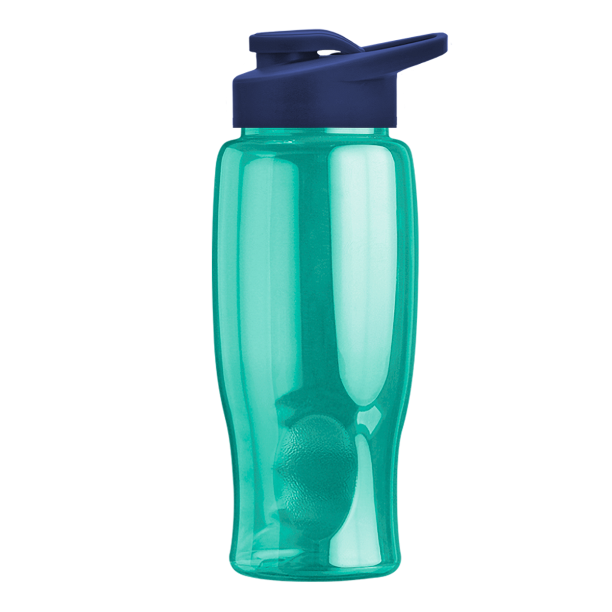 Custom logo Poly+ Bottle with Drink-Thru Lid - 27 oz.