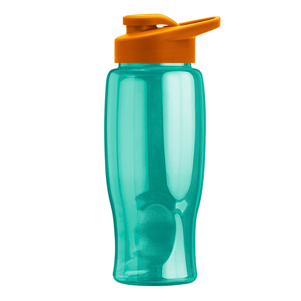Custom logo Poly+ Bottle with Drink-Thru Lid - 27 oz.