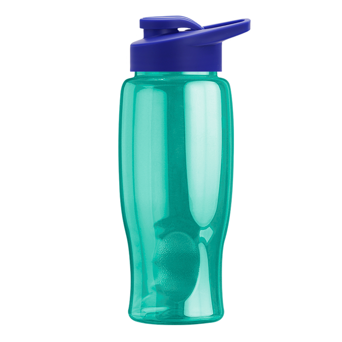 Custom logo Poly+ Bottle with Drink-Thru Lid - 27 oz.