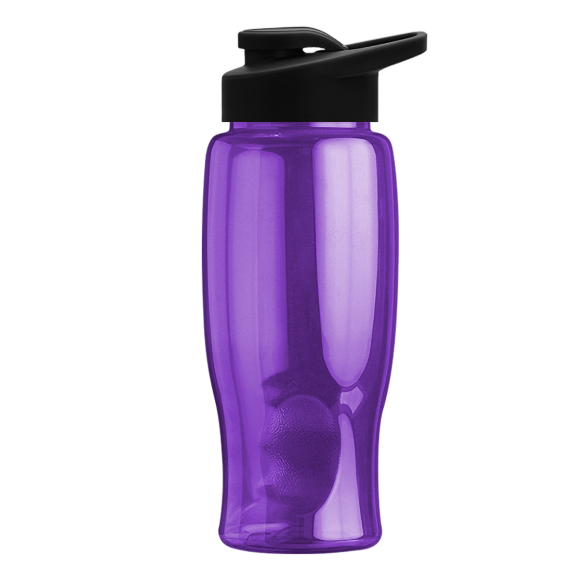 Custom logo Poly+ Bottle with Drink-Thru Lid - 27 oz.