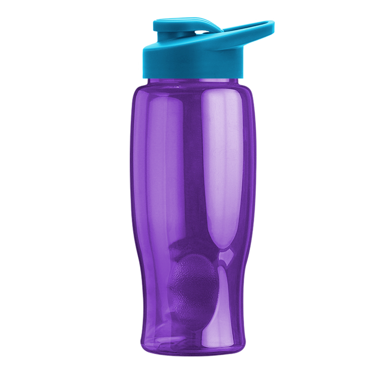 Custom logo Poly+ Bottle with Drink-Thru Lid - 27 oz.