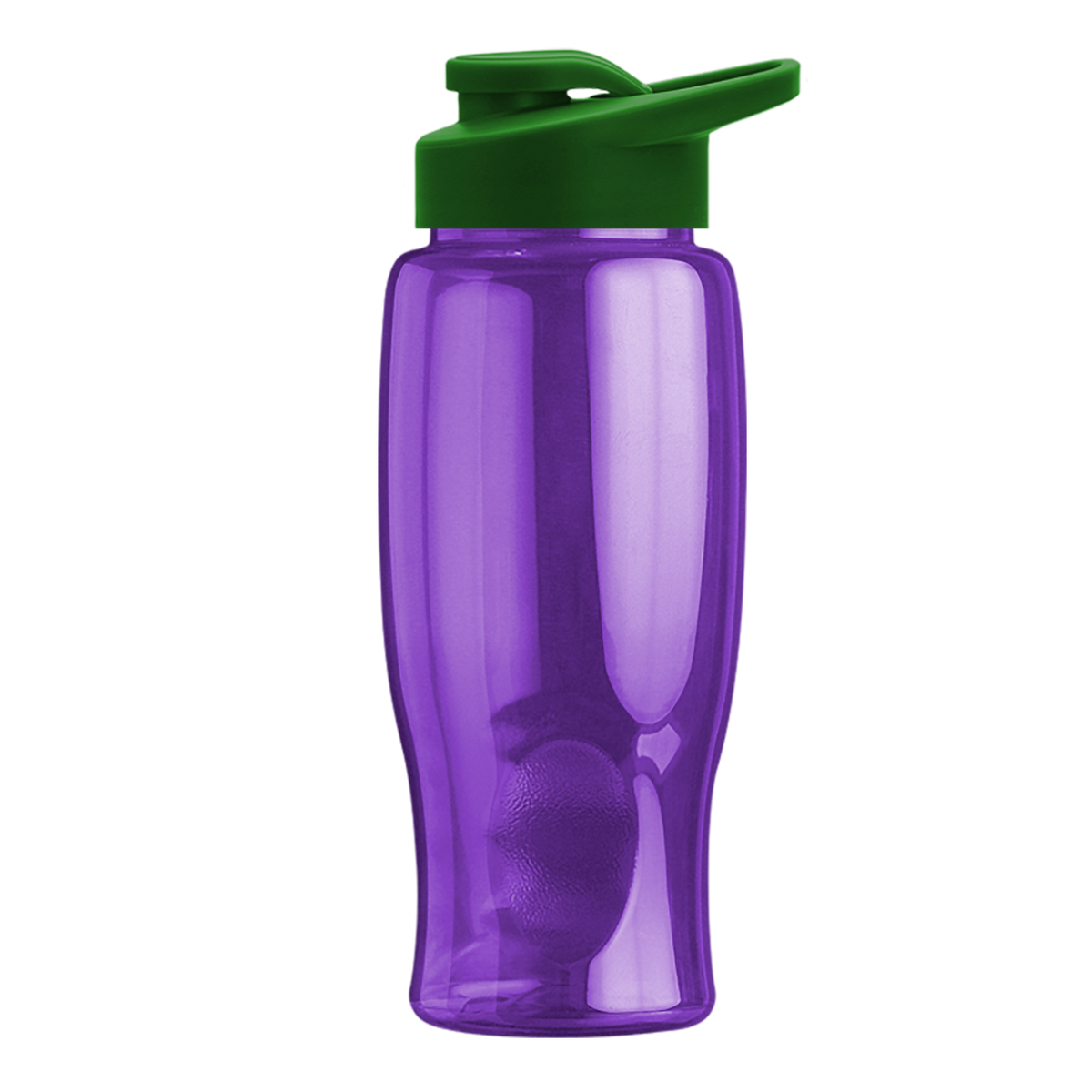 Custom logo Poly+ Bottle with Drink-Thru Lid - 27 oz.