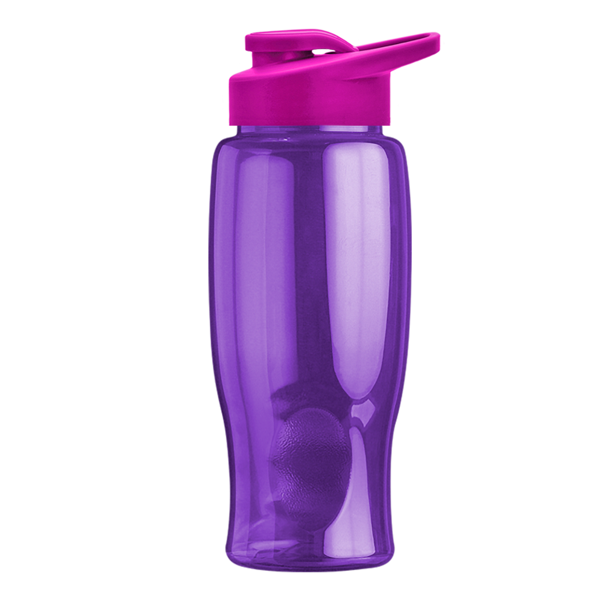 Custom logo Poly+ Bottle with Drink-Thru Lid - 27 oz.