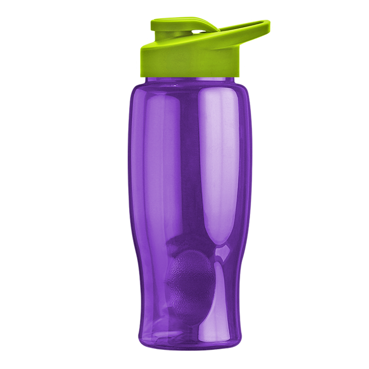 Custom logo Poly+ Bottle with Drink-Thru Lid - 27 oz.