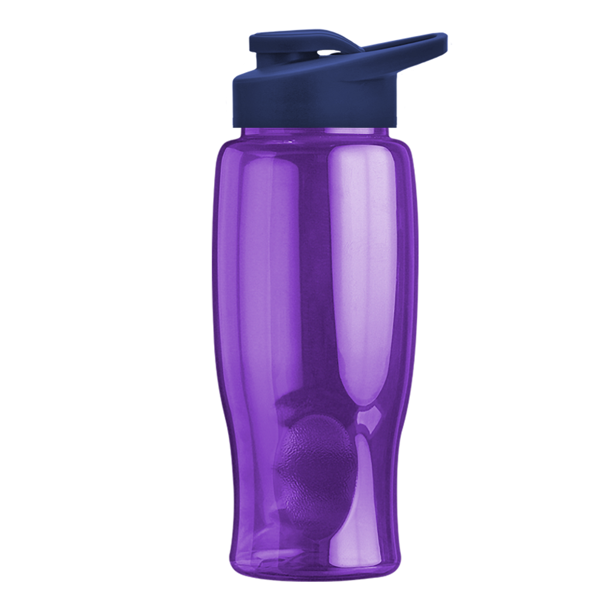 Custom logo Poly+ Bottle with Drink-Thru Lid - 27 oz.