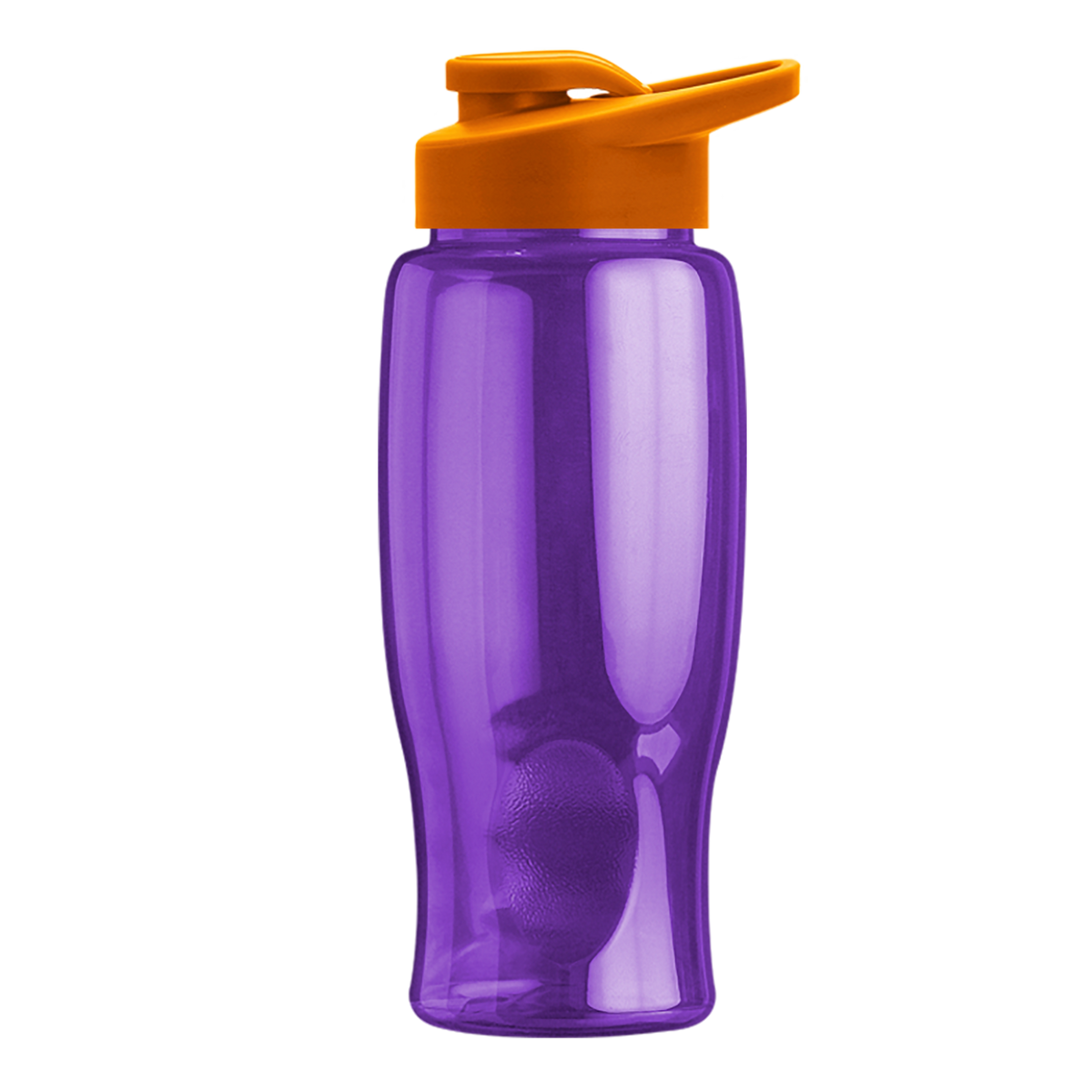 Custom logo Poly+ Bottle with Drink-Thru Lid - 27 oz.