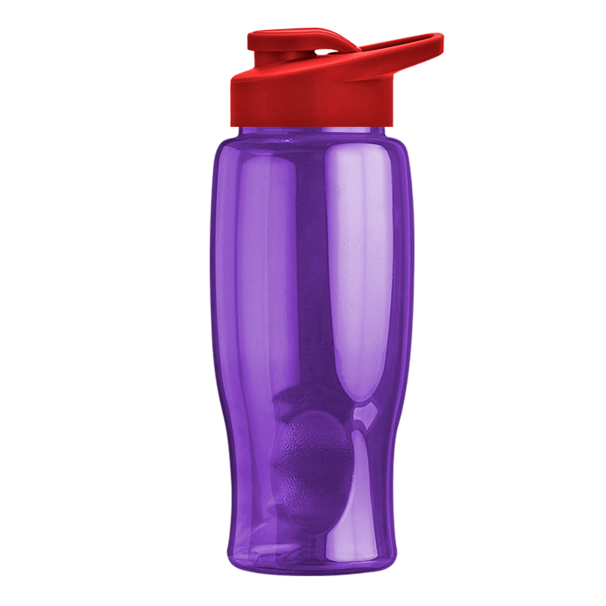 Custom logo Poly+ Bottle with Drink-Thru Lid - 27 oz.