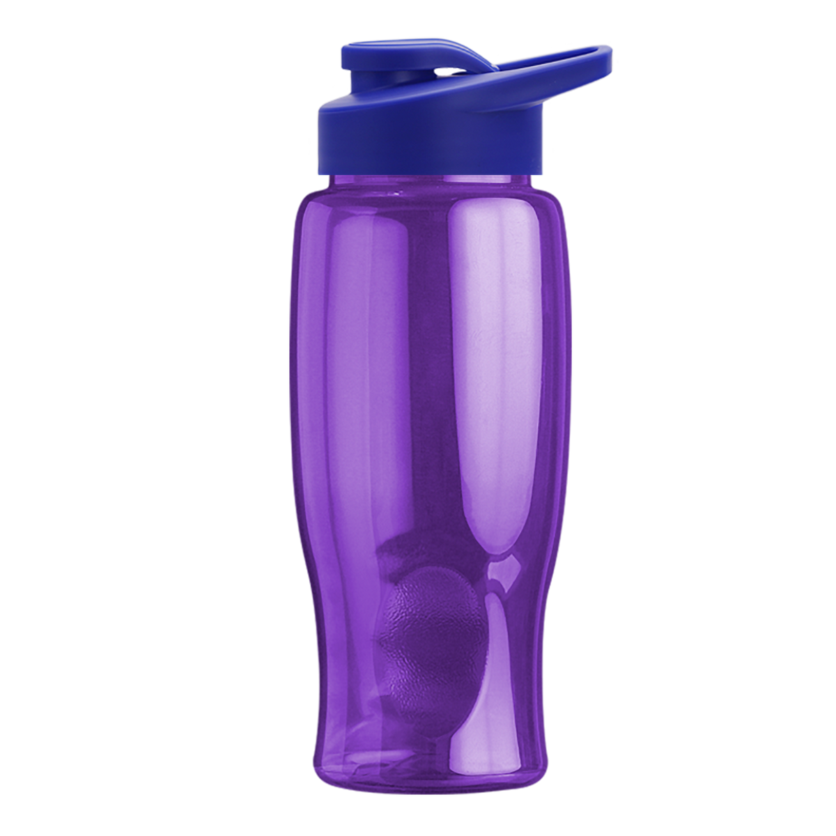 Custom logo Poly+ Bottle with Drink-Thru Lid - 27 oz.