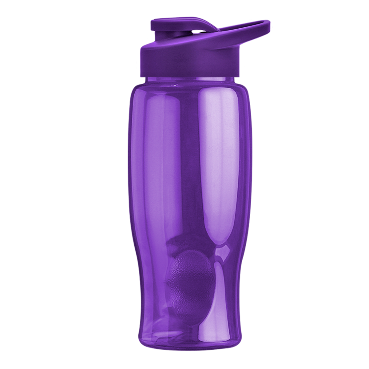 Custom logo Poly+ Bottle with Drink-Thru Lid - 27 oz.