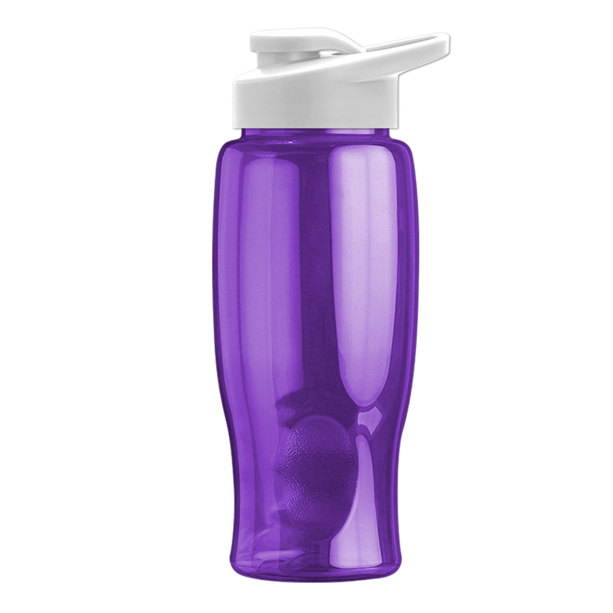 Custom logo Poly+ Bottle with Drink-Thru Lid - 27 oz.