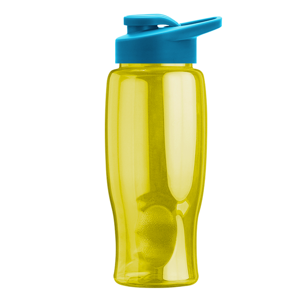 Custom logo Poly+ Bottle with Drink-Thru Lid - 27 oz.