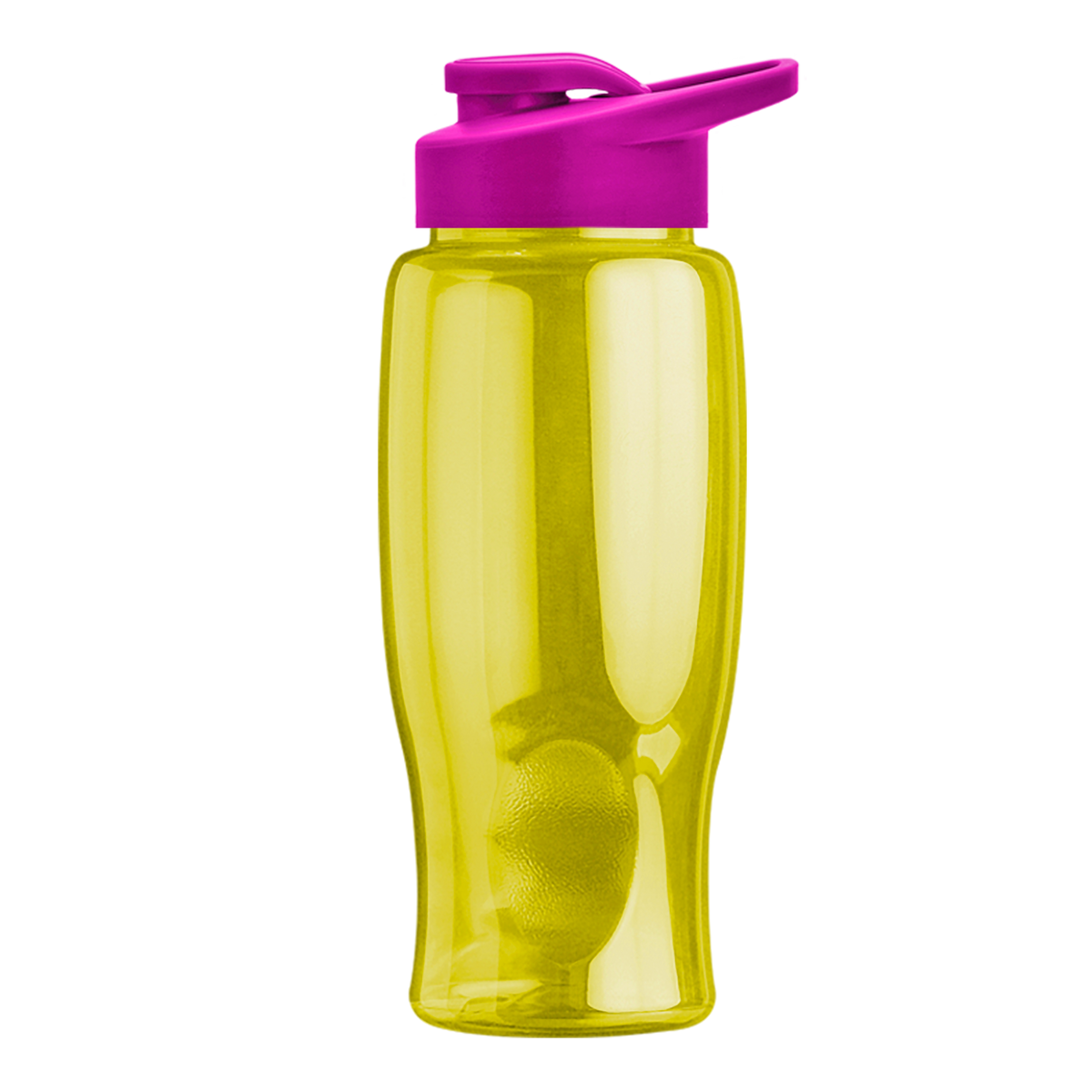 Custom logo Poly+ Bottle with Drink-Thru Lid - 27 oz.