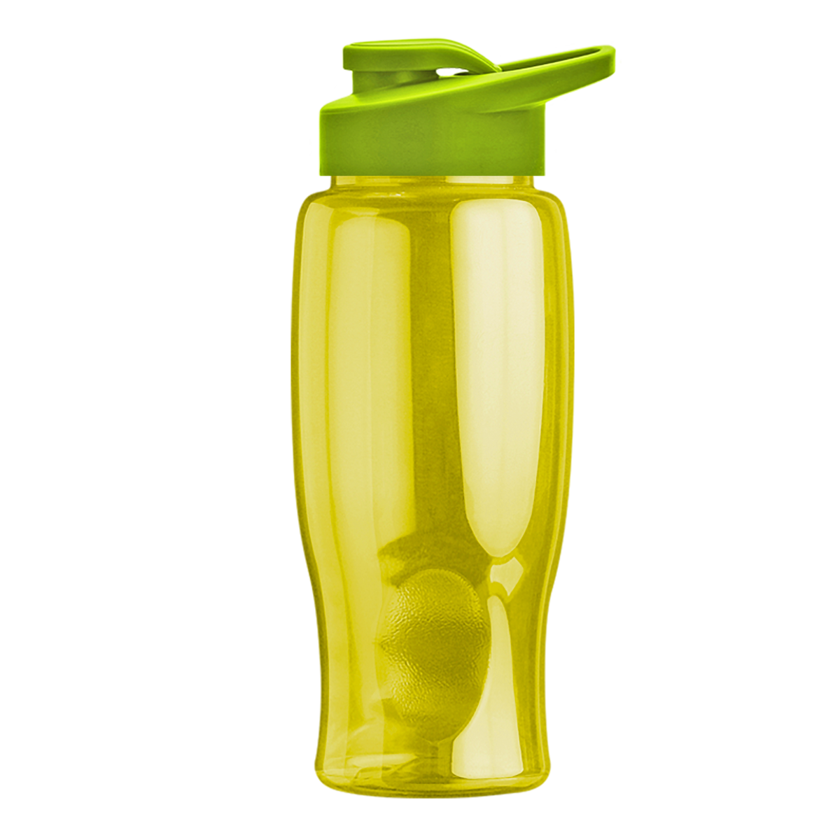 Custom logo Poly+ Bottle with Drink-Thru Lid - 27 oz.
