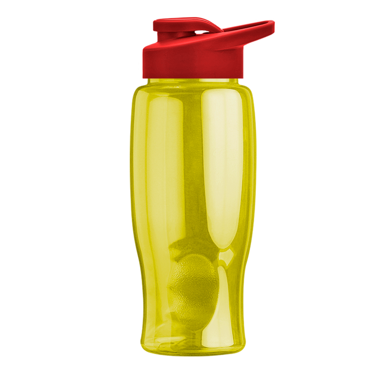Custom logo Poly+ Bottle with Drink-Thru Lid - 27 oz.