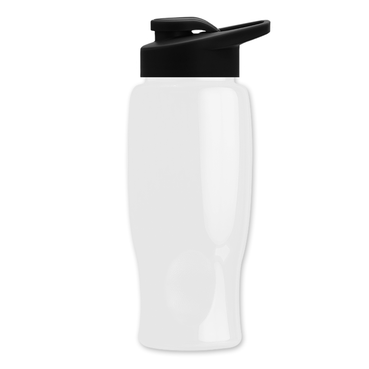 Custom logo Poly+ Bottle with Drink-Thru Lid - 27 oz.