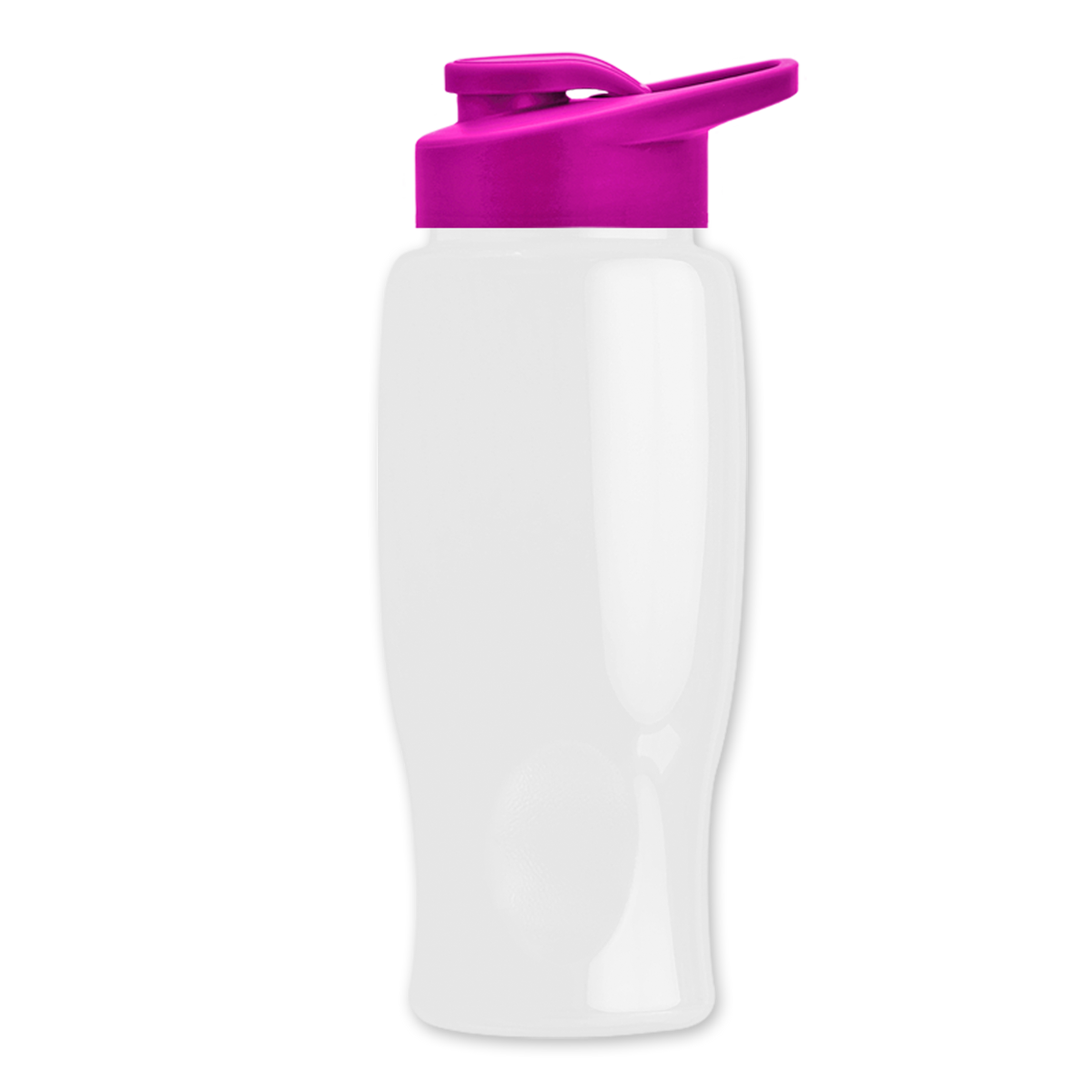 Custom logo Poly+ Bottle with Drink-Thru Lid - 27 oz.