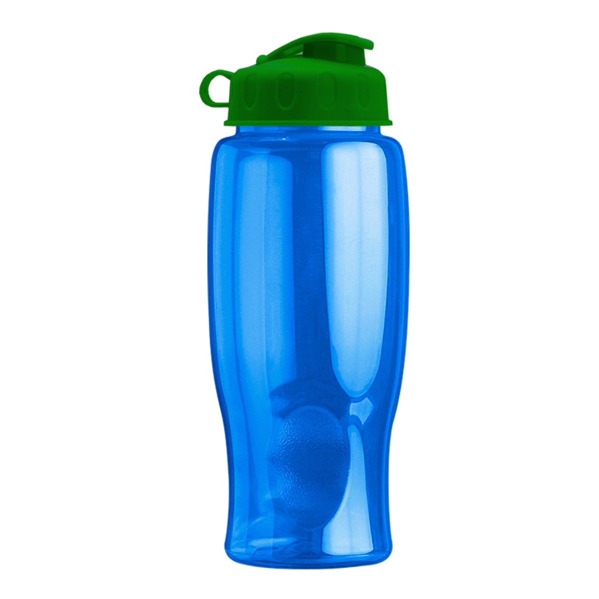 Custom logo Poly+ Bottle with Flip Lid - 27 oz.