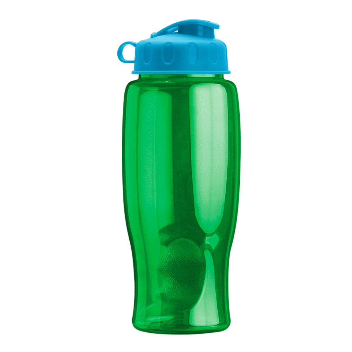 Custom logo Poly+ Bottle with Flip Lid - 27 oz.