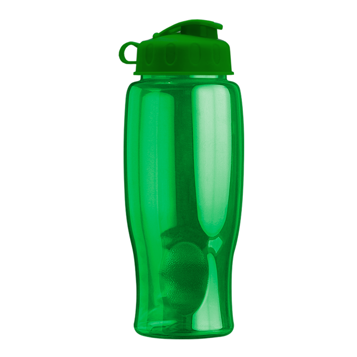Custom logo Poly+ Bottle with Flip Lid - 27 oz.