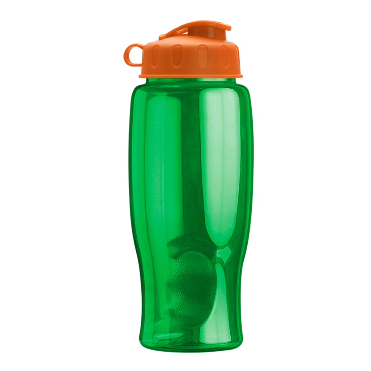 Custom logo Poly+ Bottle with Flip Lid - 27 oz.